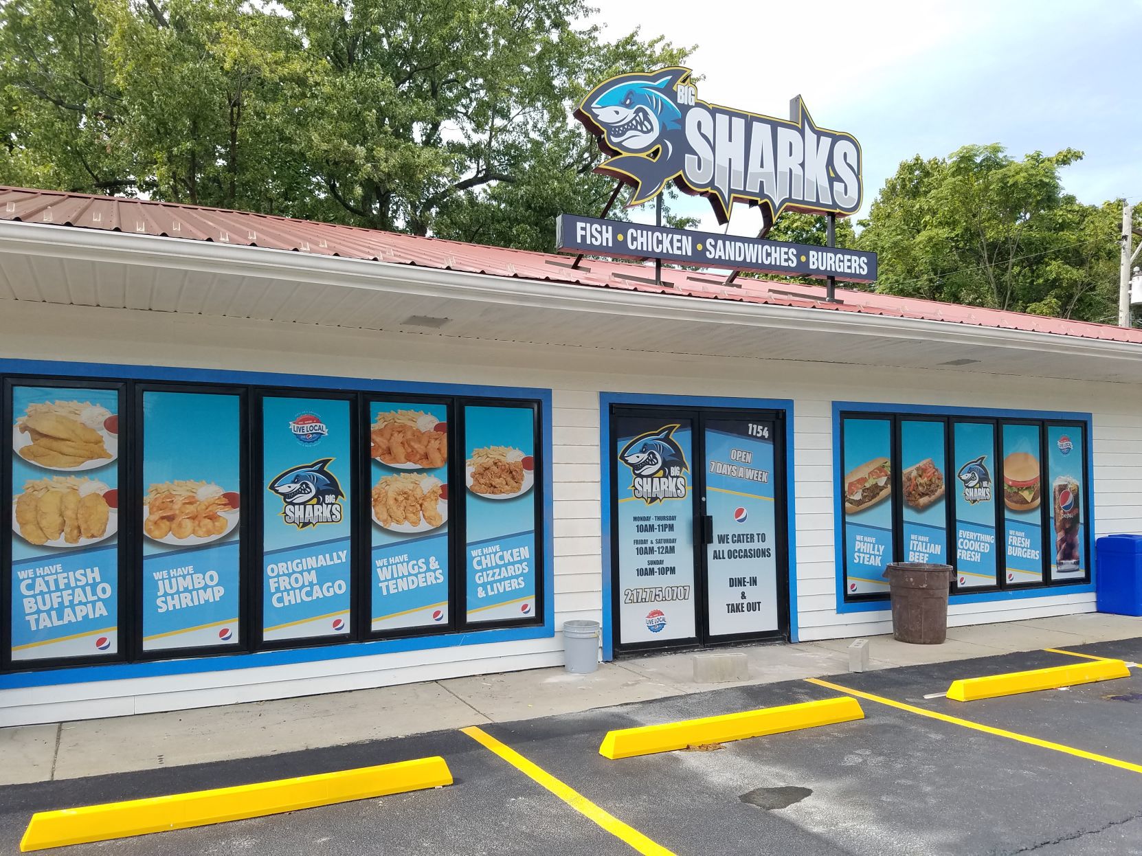 Sharks Fish and Chicken